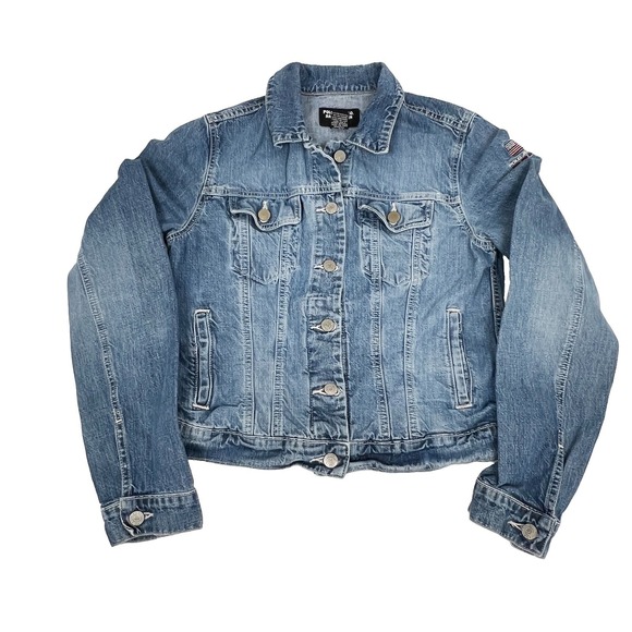 Polo Jeans Co. Jackets & Blazers - Vintage 90s Polo Jeans Co Ralph Lauren Trucker Denim Saturday Jacket Womens M